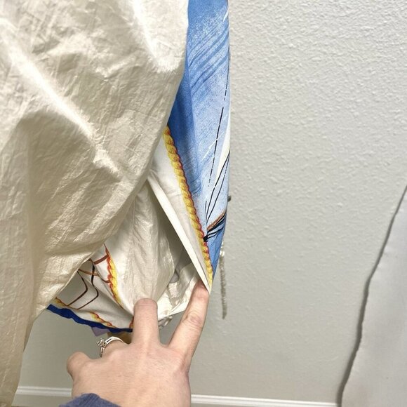 Vintage East West Nautical Boat Ship Retro Windbreaker Jacket size Small - Picture 7 of 11